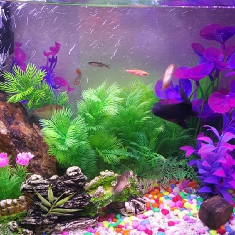 30cm Artificial Aquarium Plant Plastic Water Grass Decoration for Fish Tank