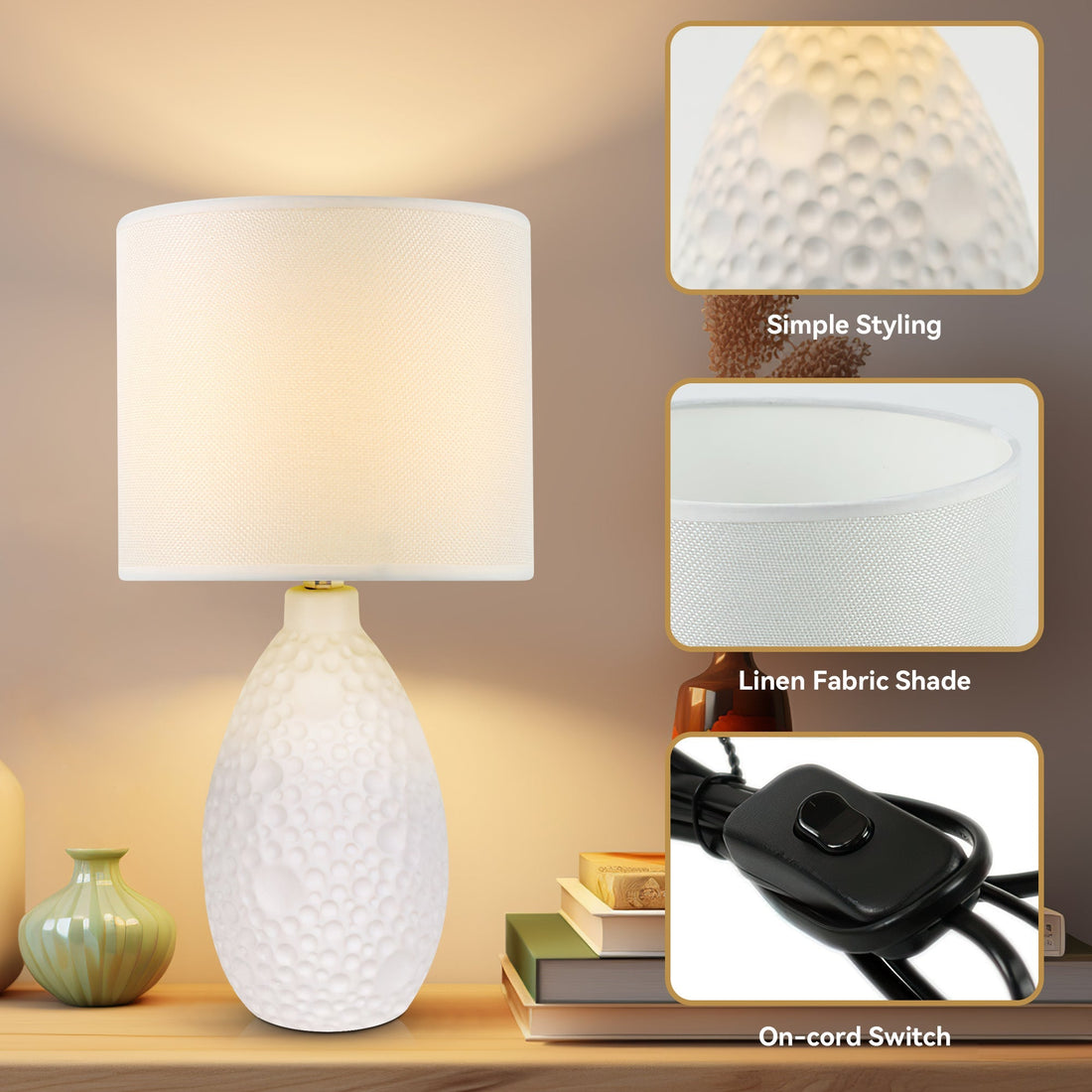Hass Ceramic Table Lamp - VogueDecor.au