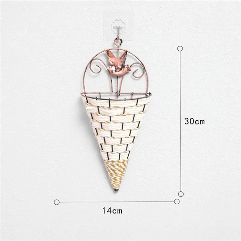 Rustic Hanging Rattan Vase for Farmhouse Decor - VogueDecor.au