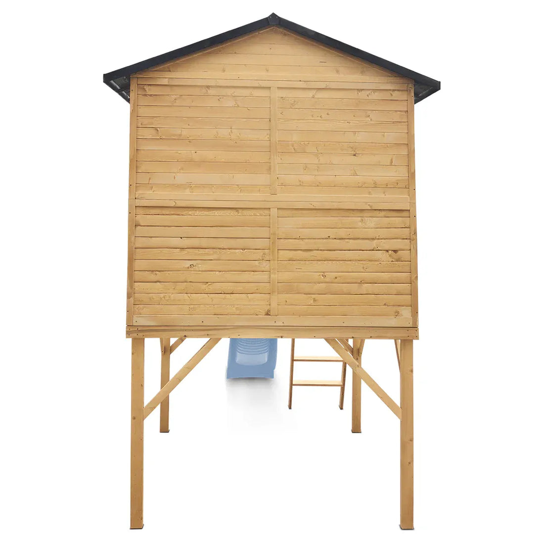 Lifespan Kids Burleigh Cubby House with 2.2m Slide (Pastel Blue)