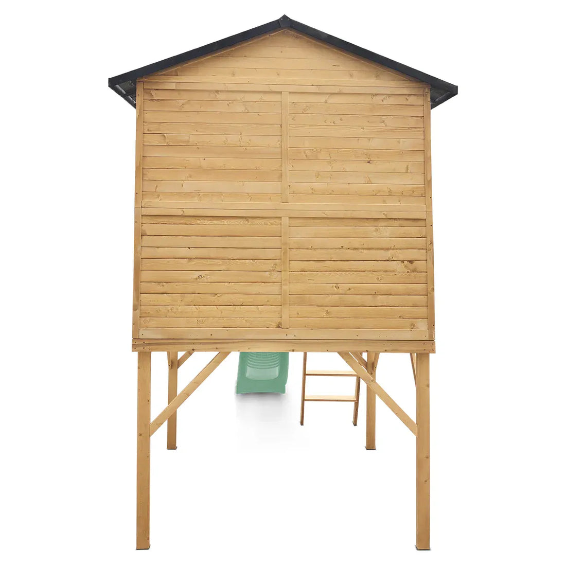 Lifespan Kids Burleigh Cubby House with 2.2m Slide (Pastel Green)
