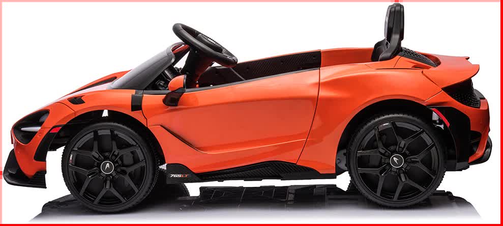 12V Licensed McLaren 765LT Kids Ride On Sports Electric Car