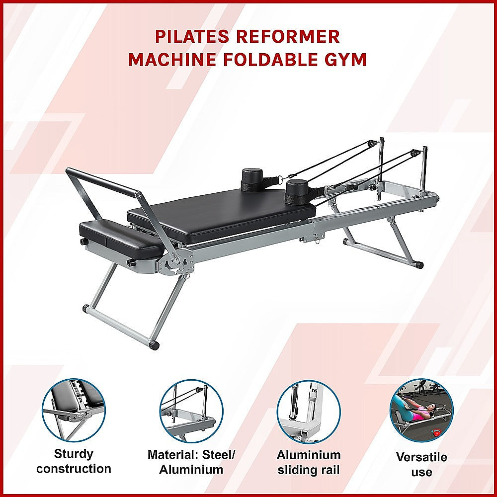 Pilates Reformer Machine Foldable Gym - VogueDecor.au