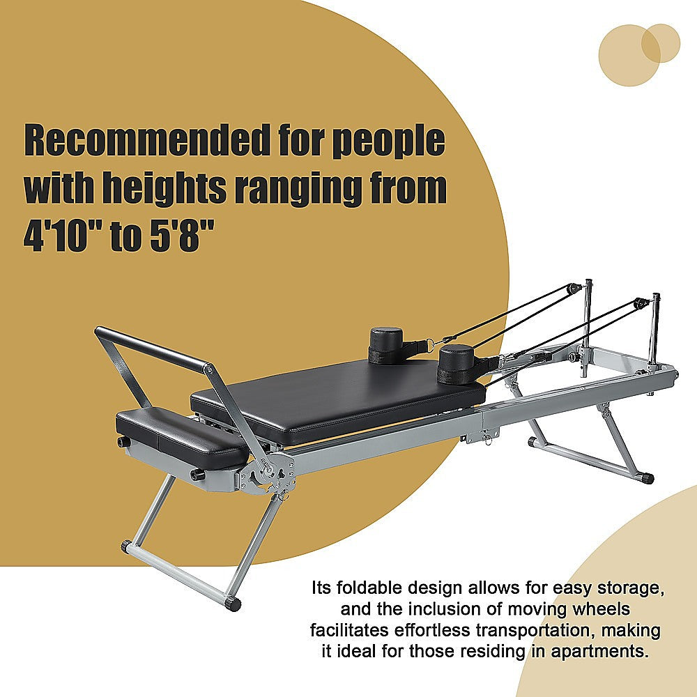 Pilates Reformer Machine Foldable Gym - VogueDecor.au