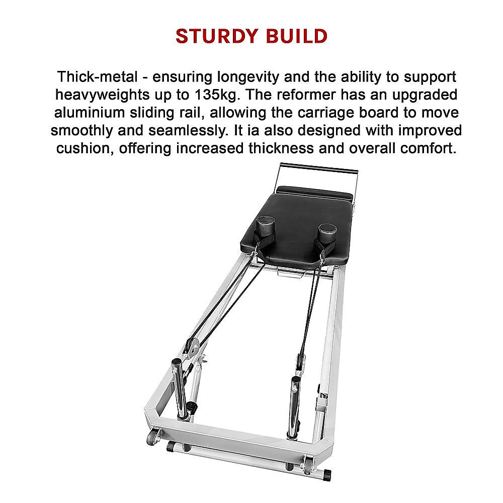 Pilates Reformer Machine Foldable Gym - VogueDecor.au