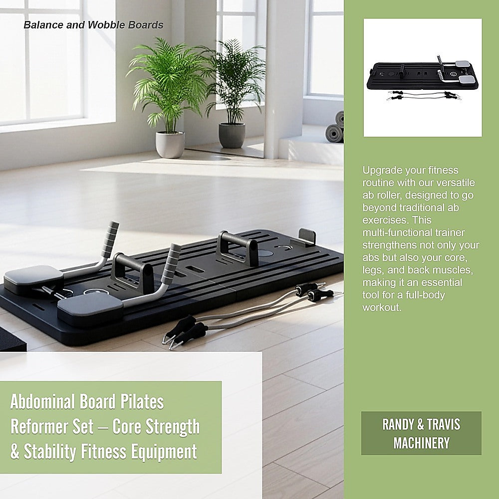 Abdominal Board Pilates Reformer Set – Core Strength & Stability Fitness Equipment