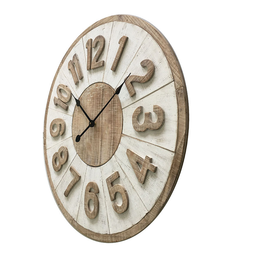 XXL Hamptons Giro Wall Clock 70cm - VogueDecor.au
