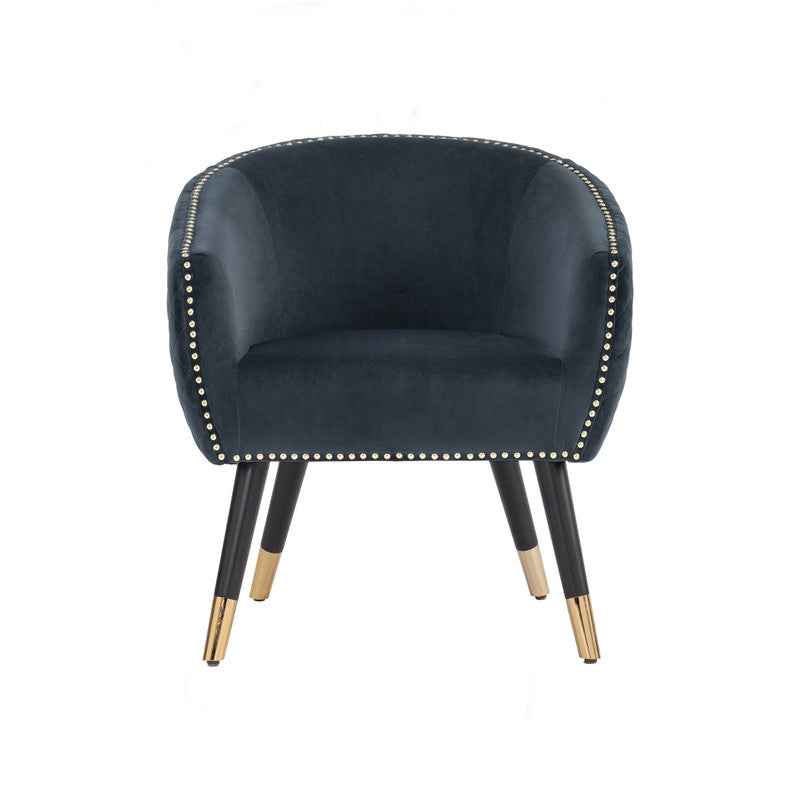 Deniz Lounge Chair Tub Chair Accent Armchair - Blue - VogueDecor.au