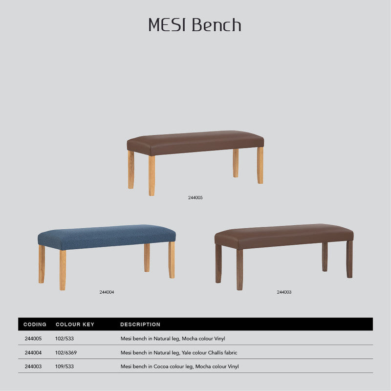 Mesi bench Ottoman - Natural - VogueDecor.au