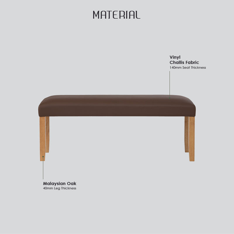 Mesi bench Ottoman - Natural - VogueDecor.au