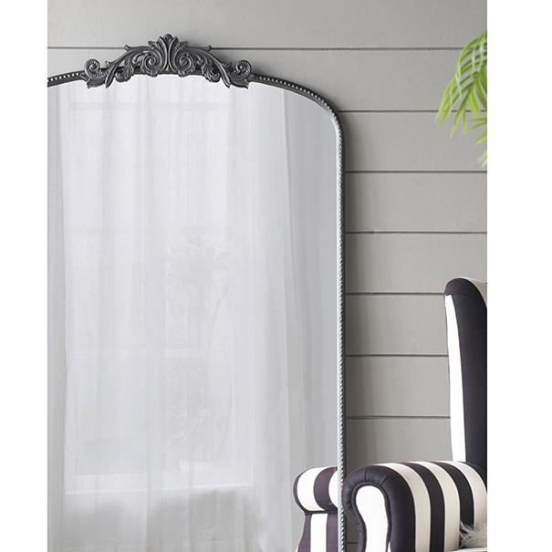 ORNATE METALLIC FLOOR MIRROR - VogueDecor.au