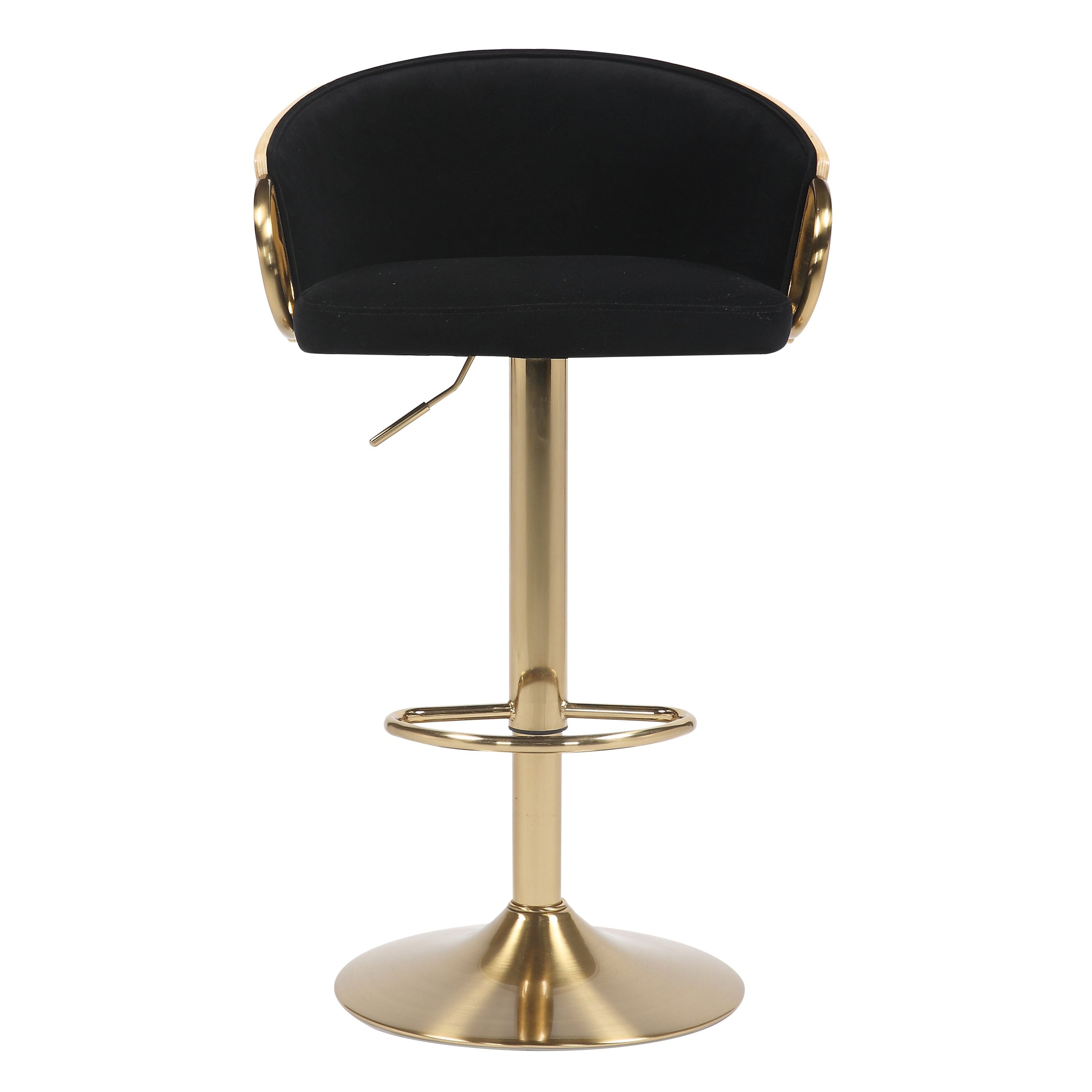 JENSEN GOLD GAS LIFT BAR STOOL - VogueDecor.au