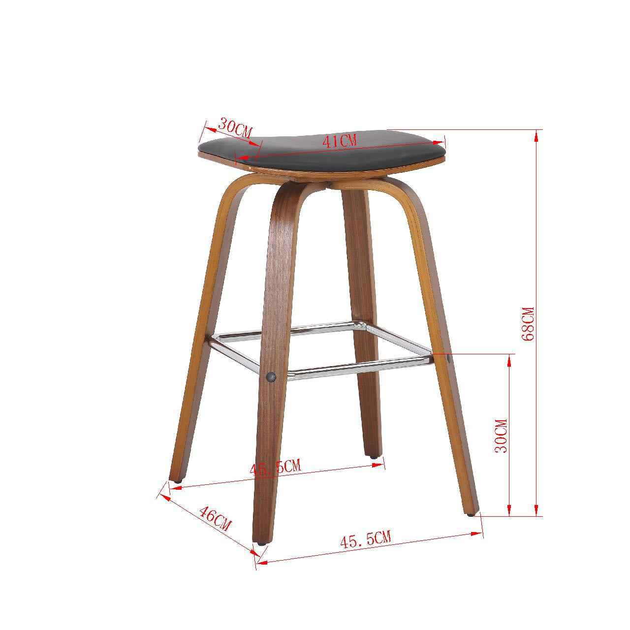 COOPER BAR STOOL BLACK - VogueDecor.au
