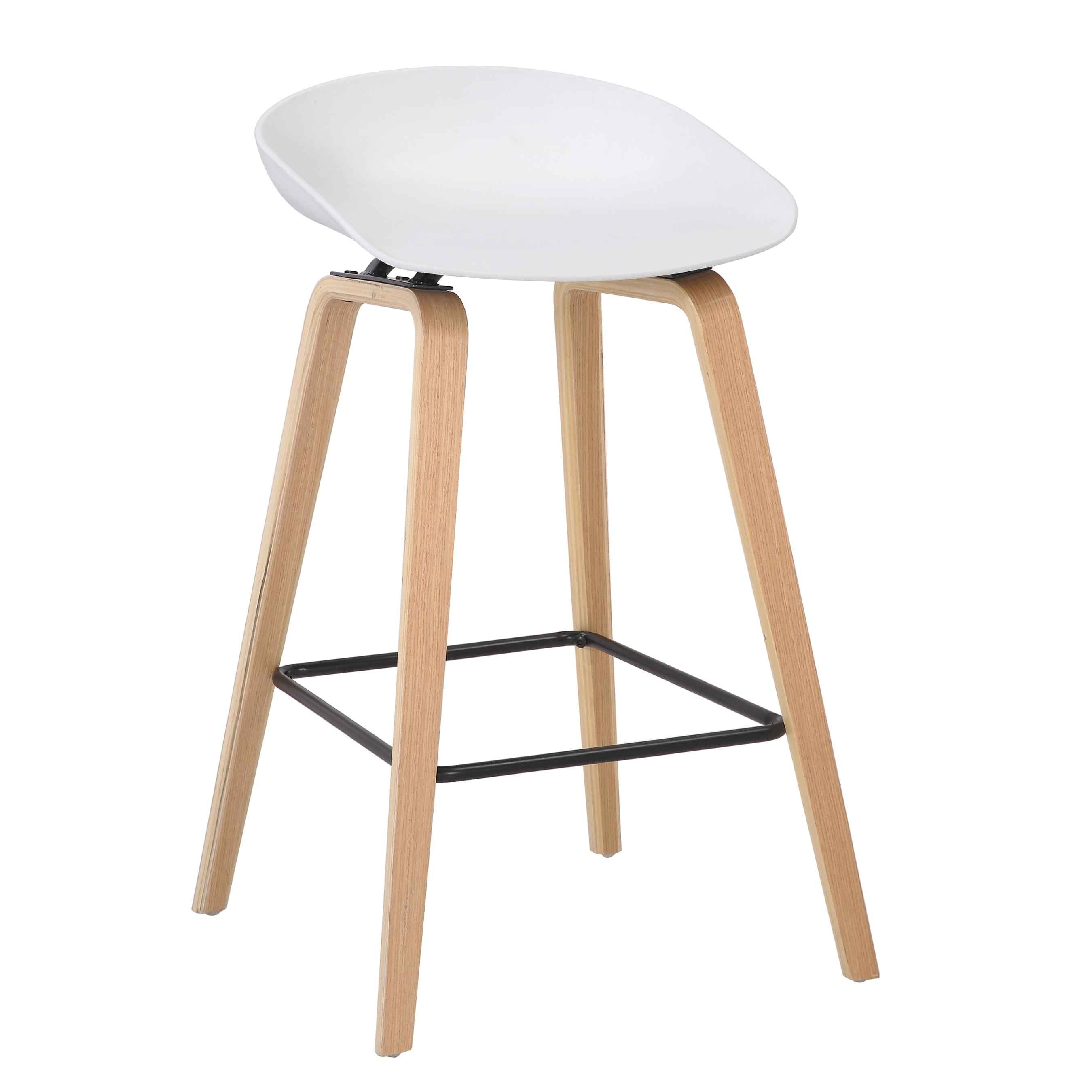 COMFY BAR STOOL WHITE - VogueDecor.au