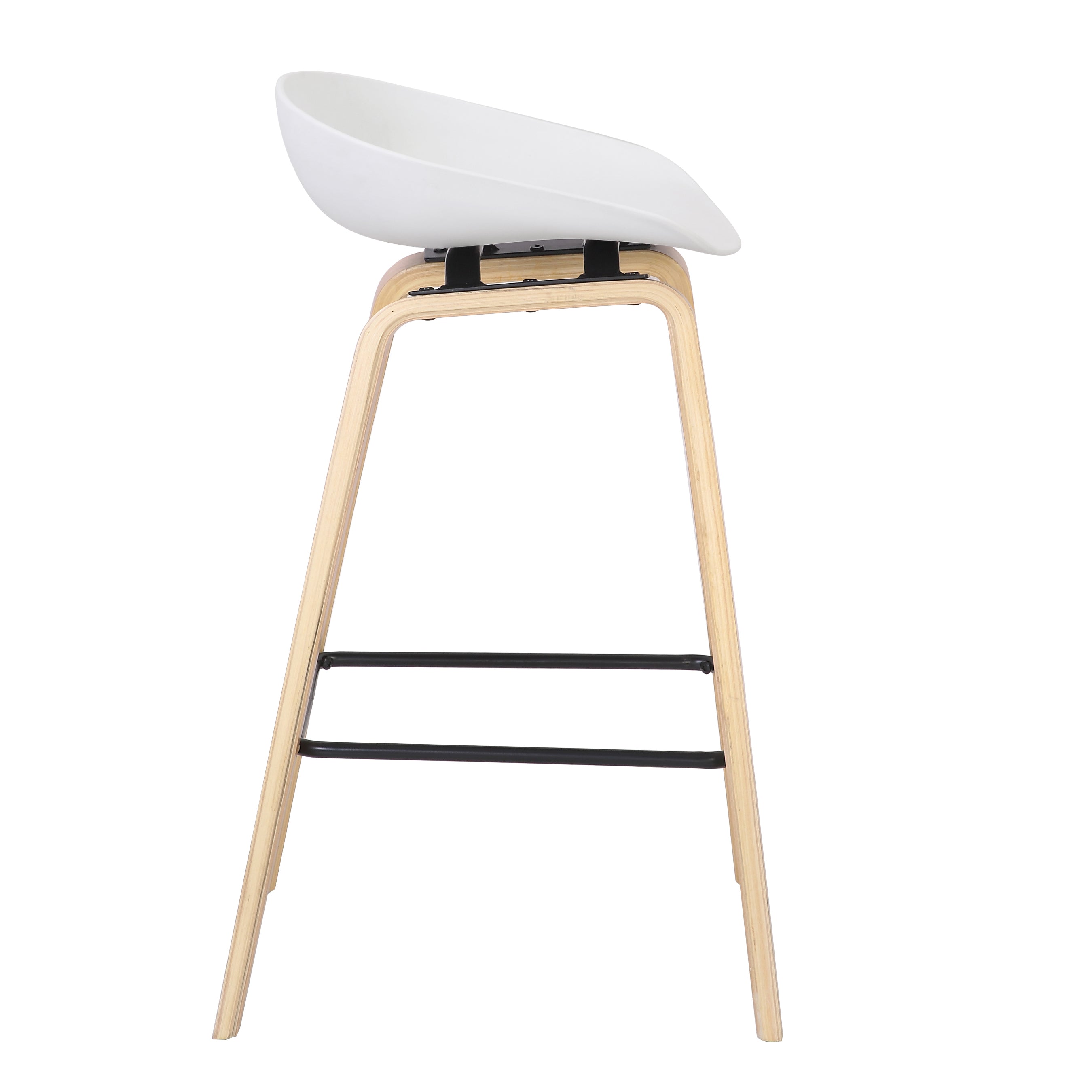 COMFY BAR STOOL WHITE - VogueDecor.au