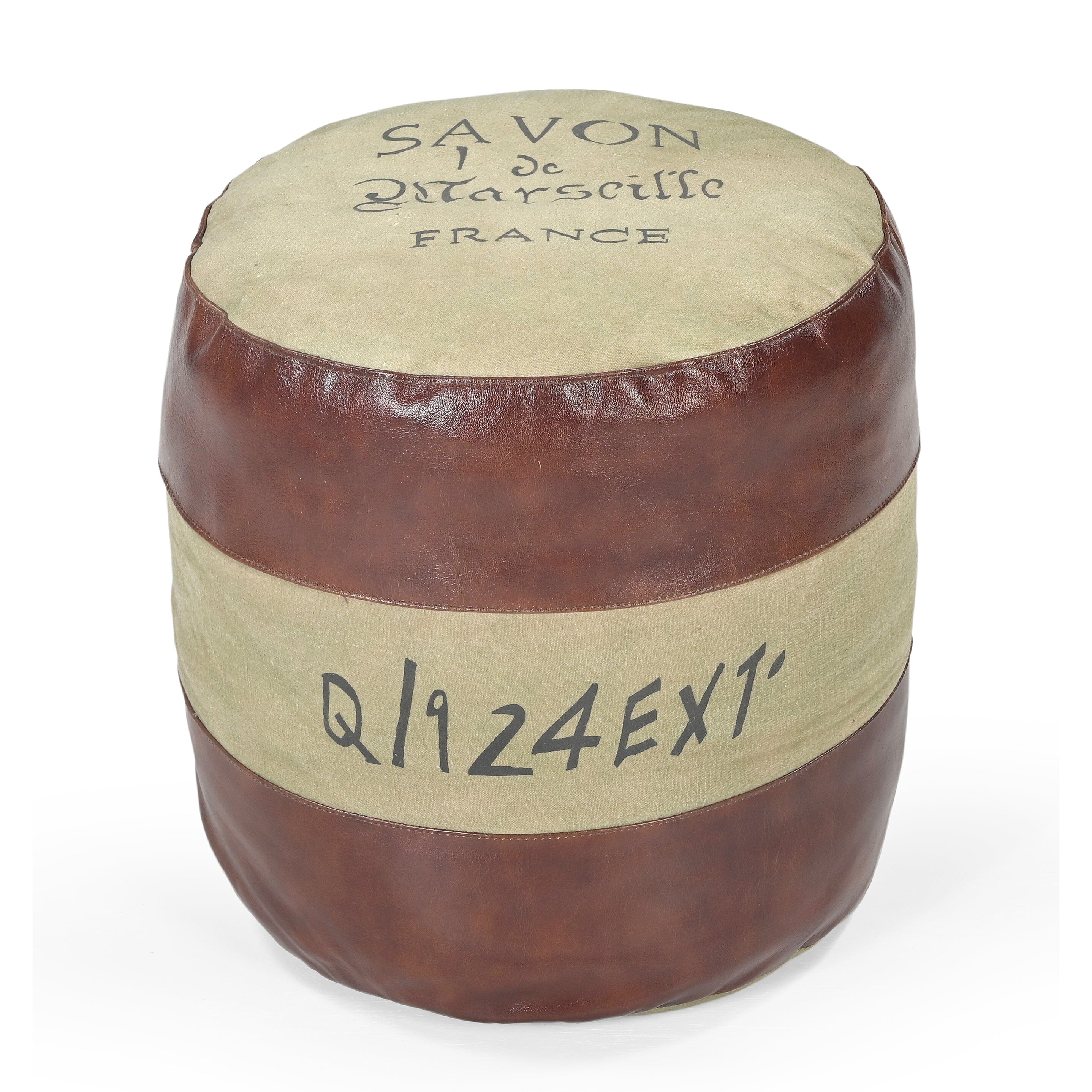 SAVON FRANCE ROUND HAND MADE OTTOMAN - VogueDecor.au