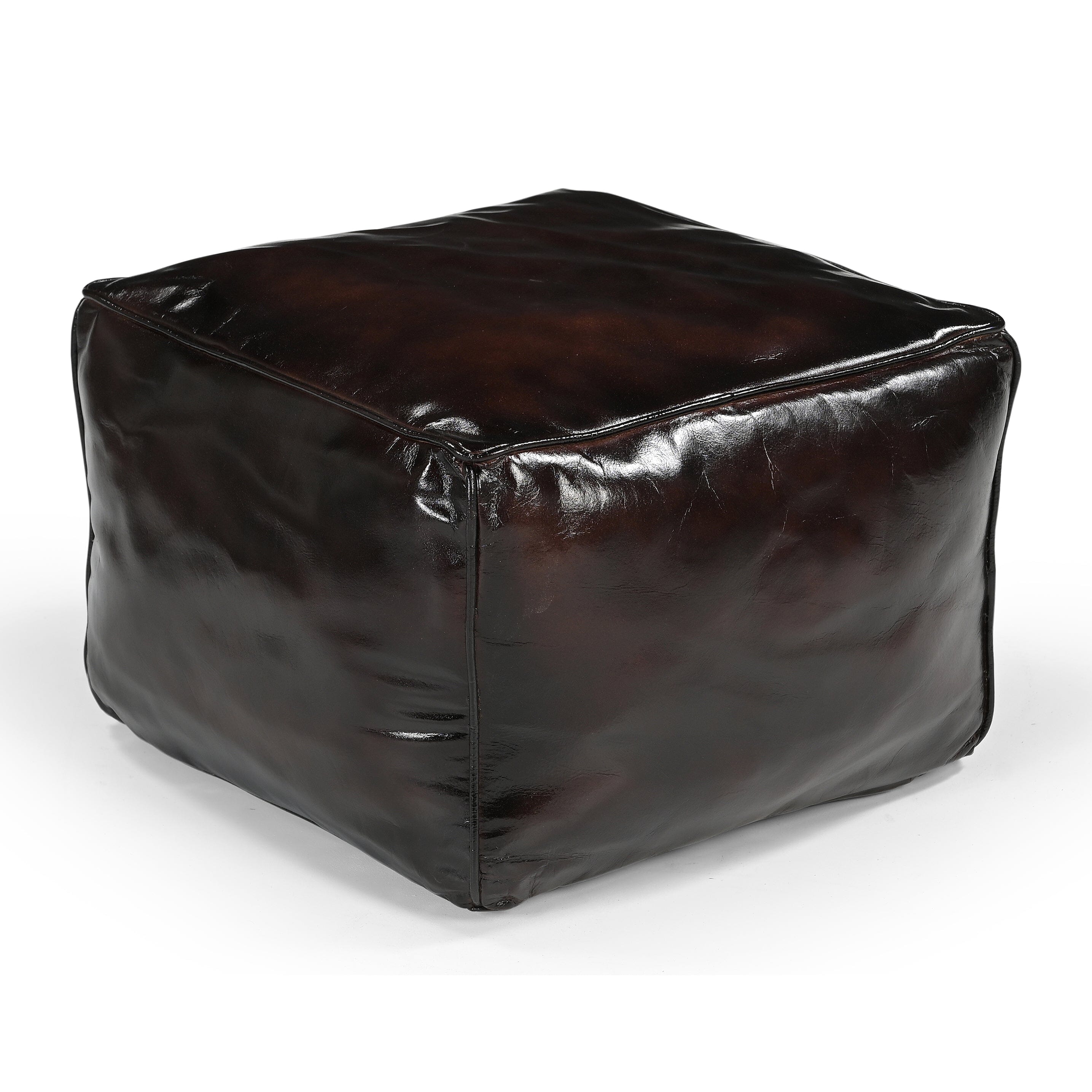 SQUARE CHOCOLATE OTTOMAN - VogueDecor.au