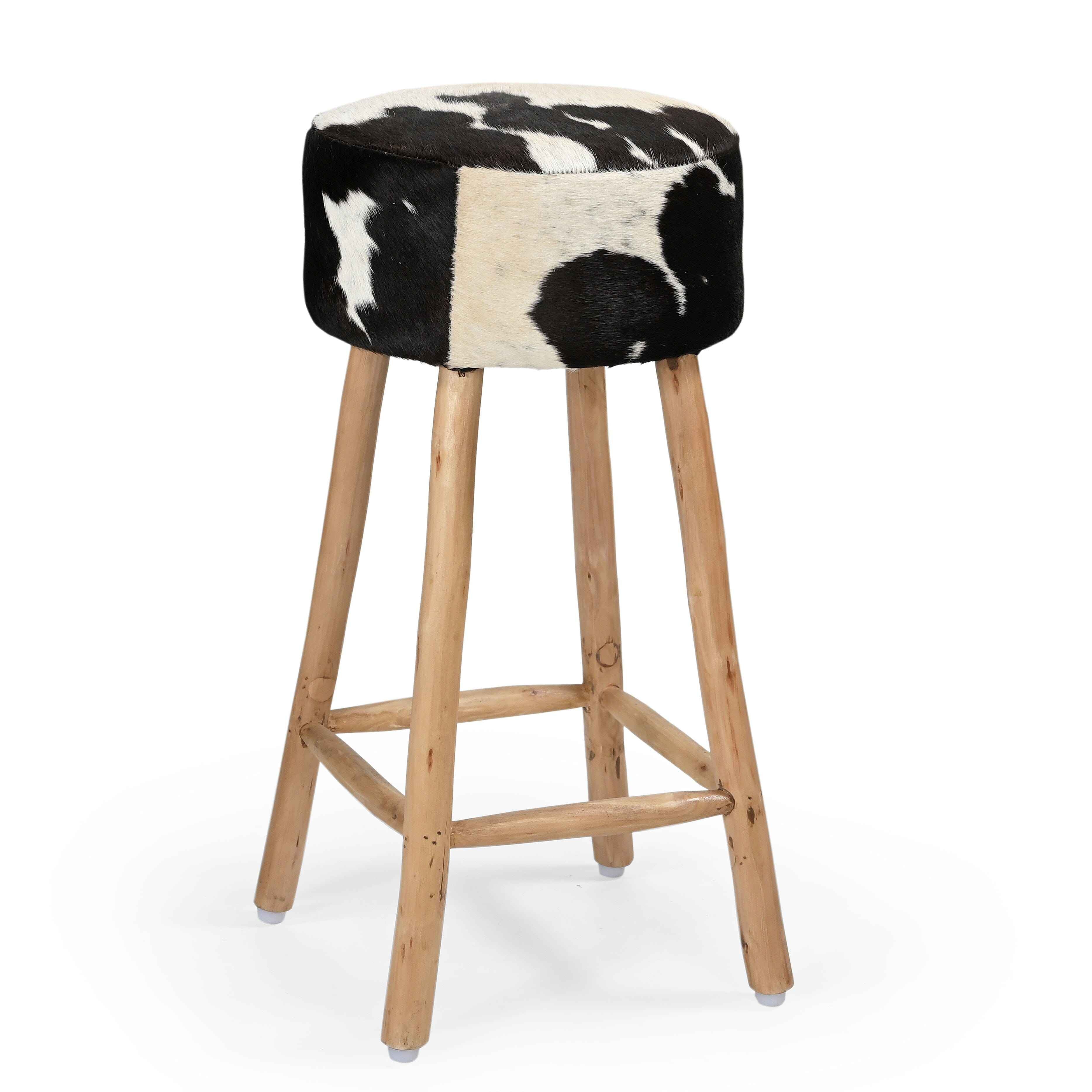 COWHIDE BAR STOOL - VogueDecor.au