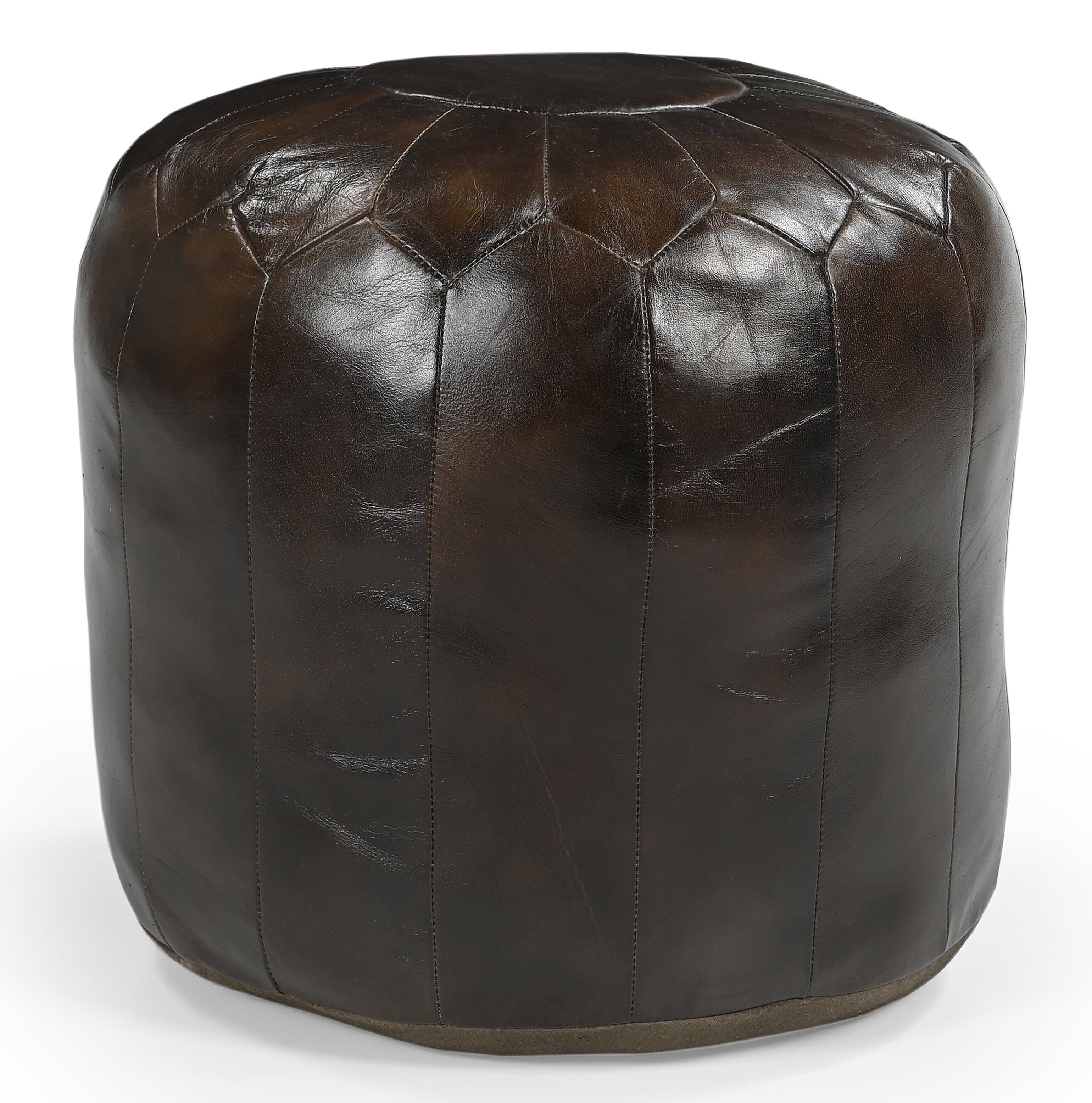 GENUINE LEATHER MOROCCAN OTTOMAN - VogueDecor.au