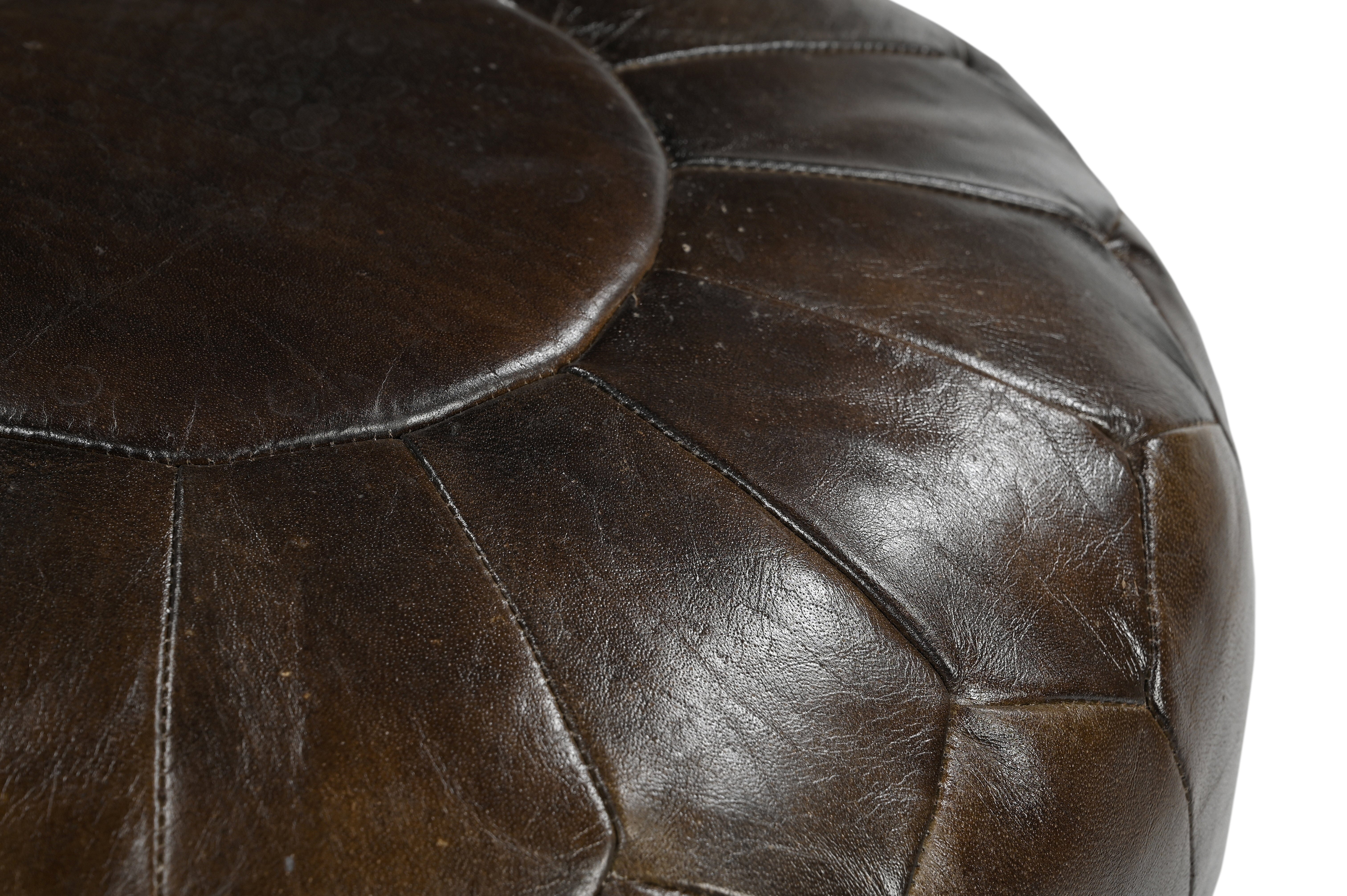 GENUINE LEATHER MOROCCAN OTTOMAN - VogueDecor.au