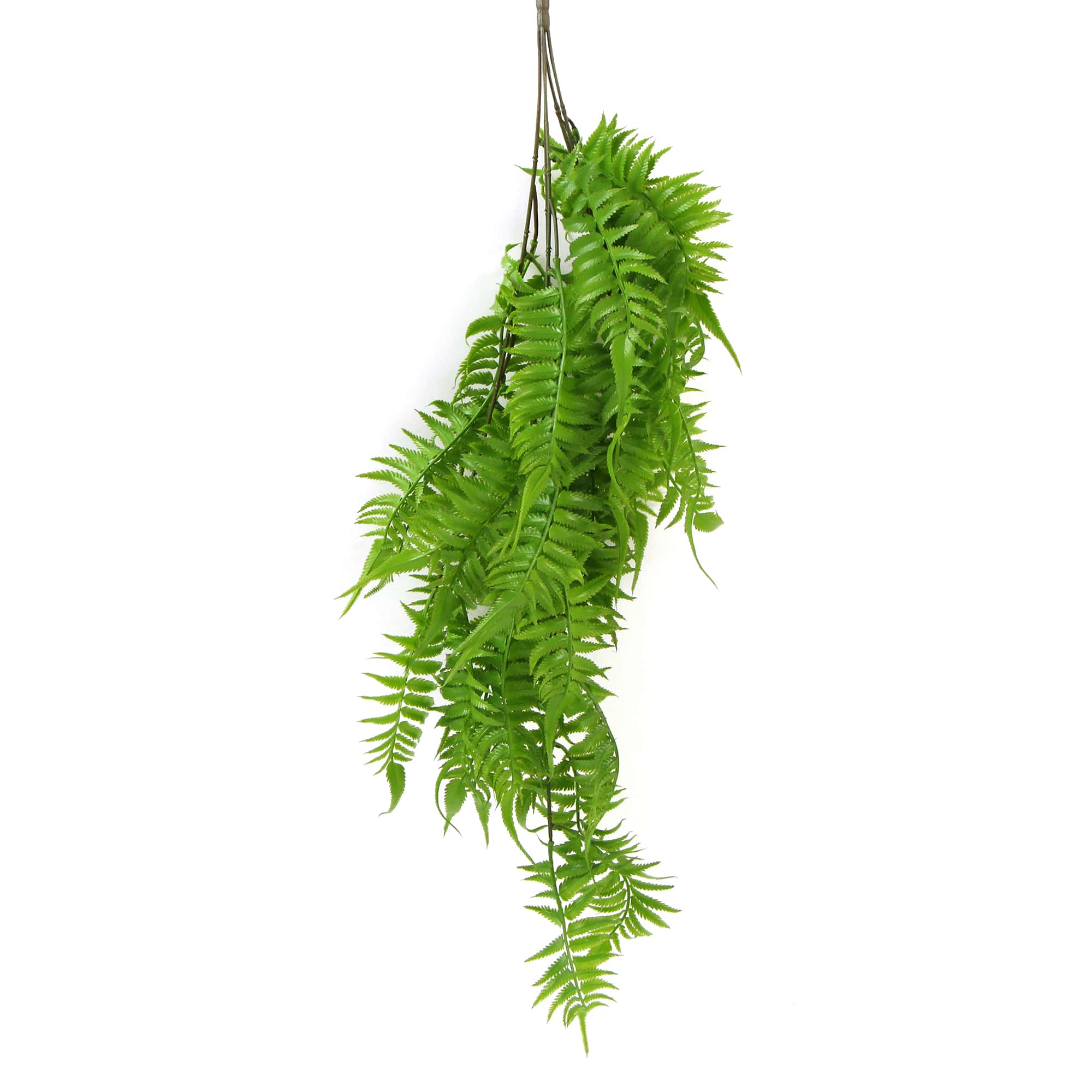 Artificial Hanging English Fern (Two-Tone) Foliage UV Resistant 80cm - VogueDecor.au