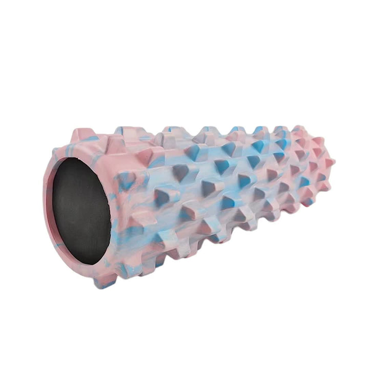 Colorful Solid Yoga Foam Roller 45cm - Colorful Wolf Tooth Design Muscle Relaxation Massage Stick for Fitness and Sports - VogueDecor.au