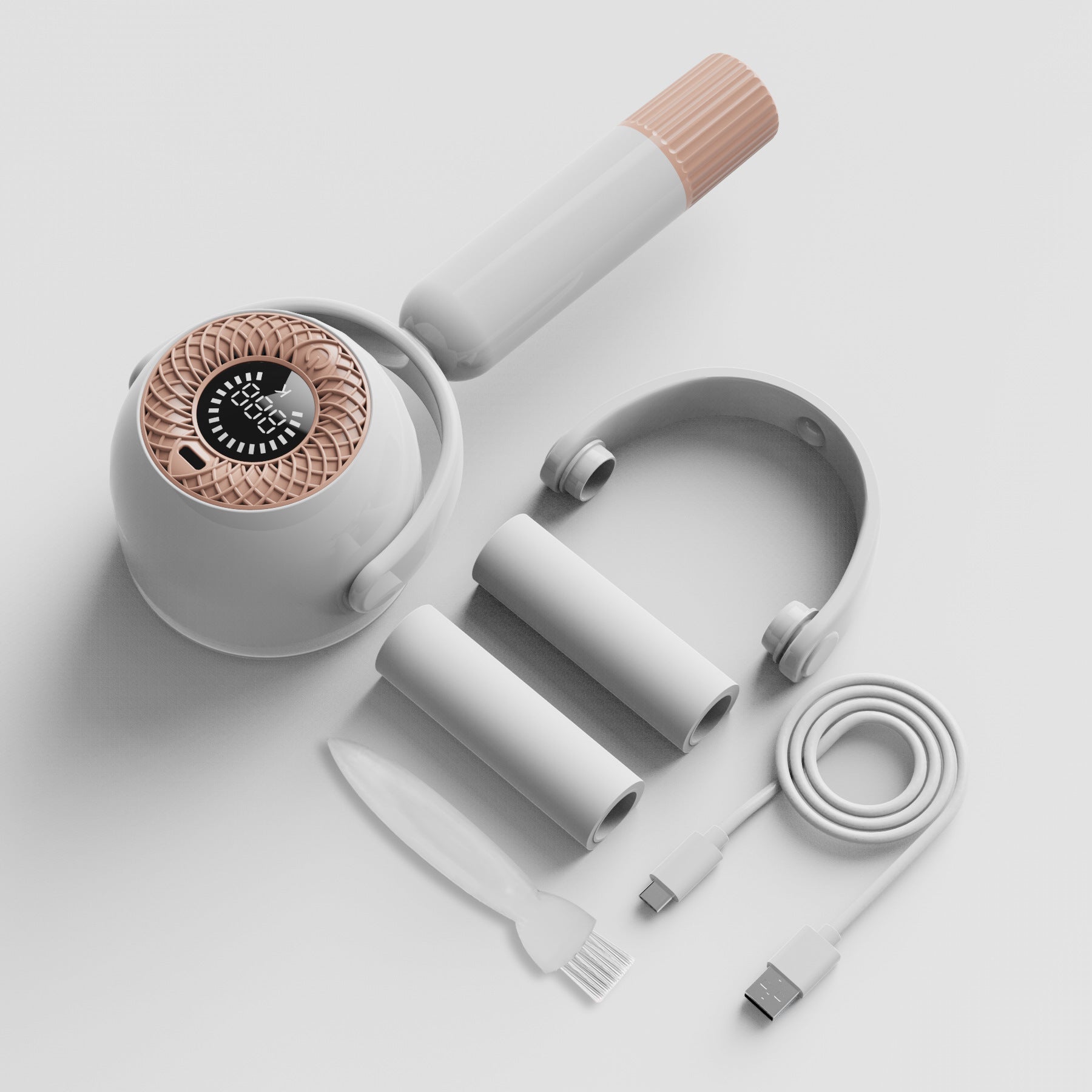 2-in-1 Fabric Shaver & Sticky Roller - USB Rechargeable Lint Remover - VogueDecor.au