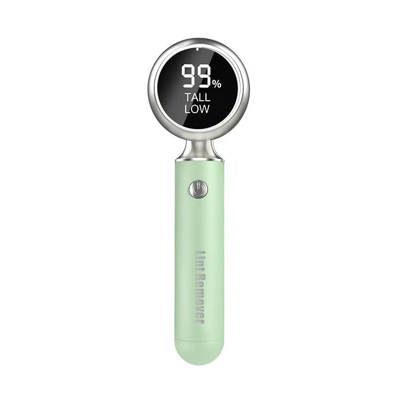 Upgraded Electric Lint Remover with LED Display - 6-Blade, Type-C Fast Charge, 2-in-1 with Sticky Roller(green) - VogueDecor.au