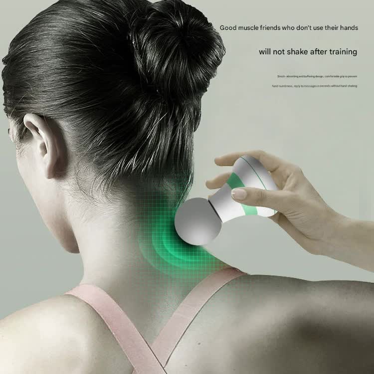 Mini Electric Fascia Massage Gun - Portable Deep Tissue Percussion Massager with Quiet Motor(Pink)