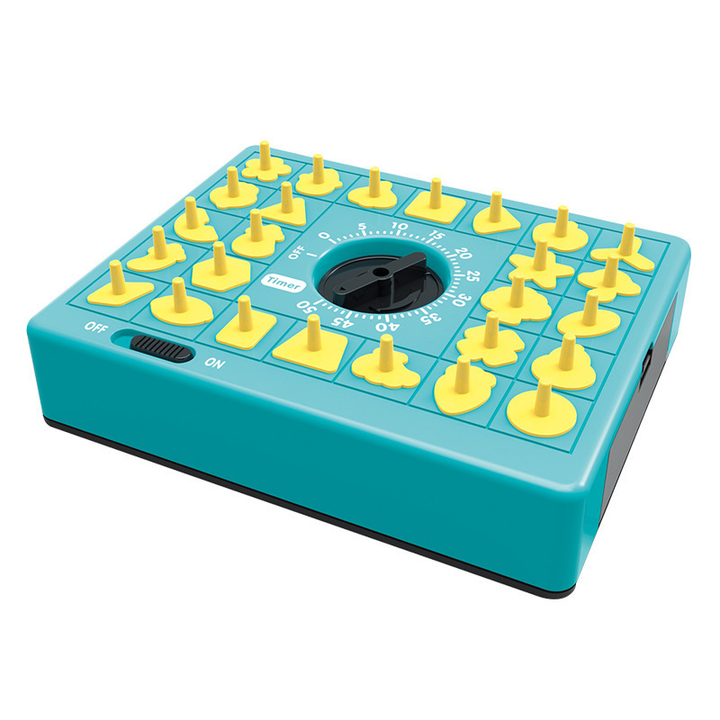 Blue Time Puzzle Shape Matching Game, Kids Educational Memory Board Game with Timer, 26 Pieces Montessori Sorting Puzzle Toy for Cognitive Development, Parent-Child Interactive Tabletop Game for Ages 3+, Brain Training Activity Toy