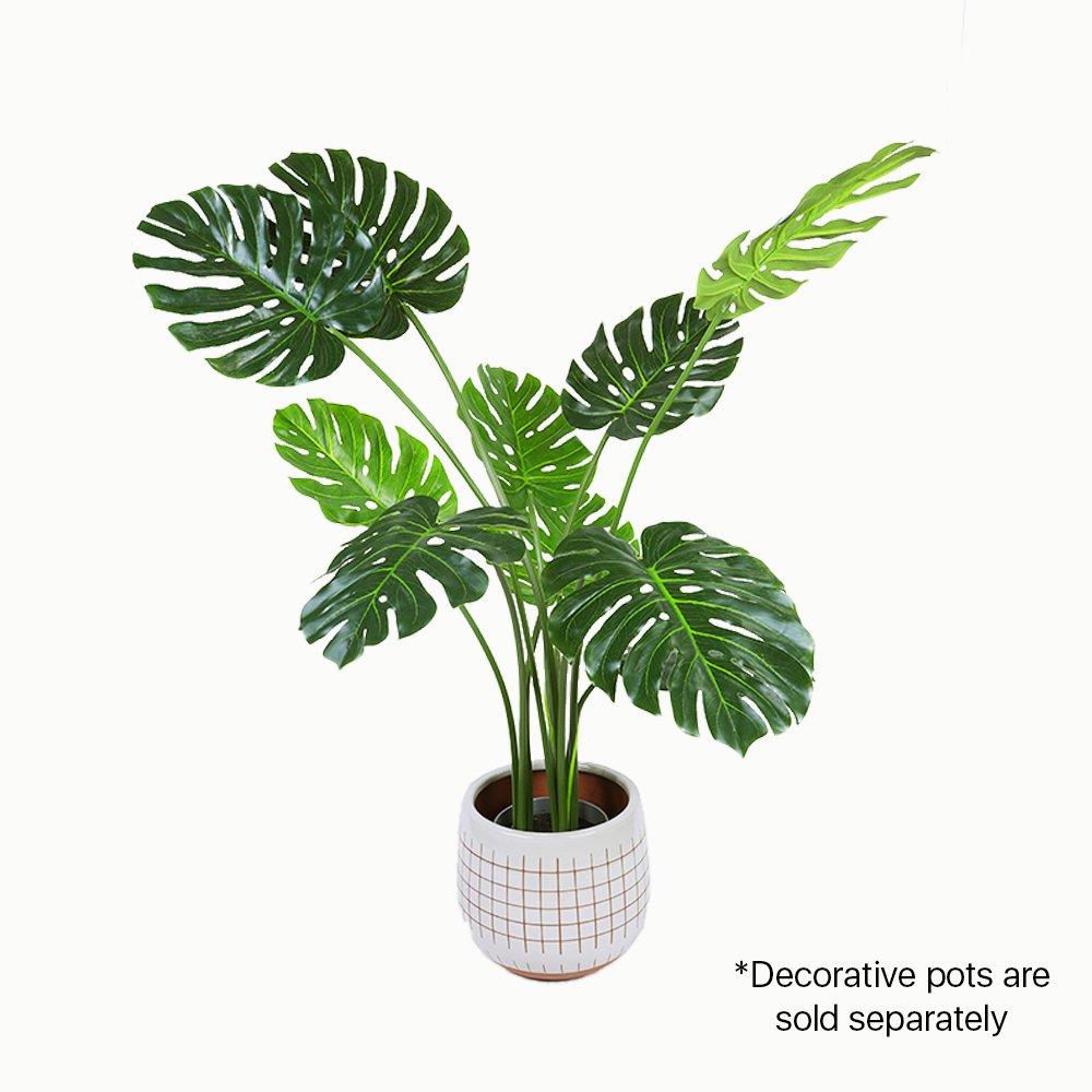 120cm Faux Artificial Home Decor Potted Monstera Plant - VogueDecor.au