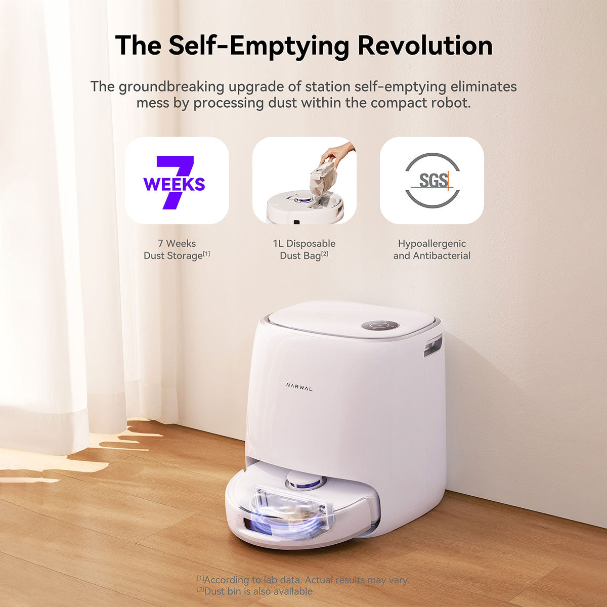 Narwal Freo X Ultra Robotic Vacuum and Mop Cleaner with Auto Washing and Self Empty 2.0 - VogueDecor.au