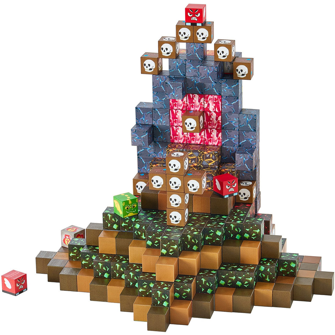 Magnetic Blocks, 150 PCS Dark Castle Set, Magnetic Building Cubes for Kids, STEM Montessori Sensory Toys for Christmas Birthday Gift, Construction Stacking Toy for 3+ Years Old Boys & Girls