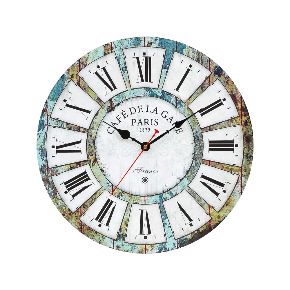Artiss 40CM Wall Clock Rustic Design - VogueDecor.au