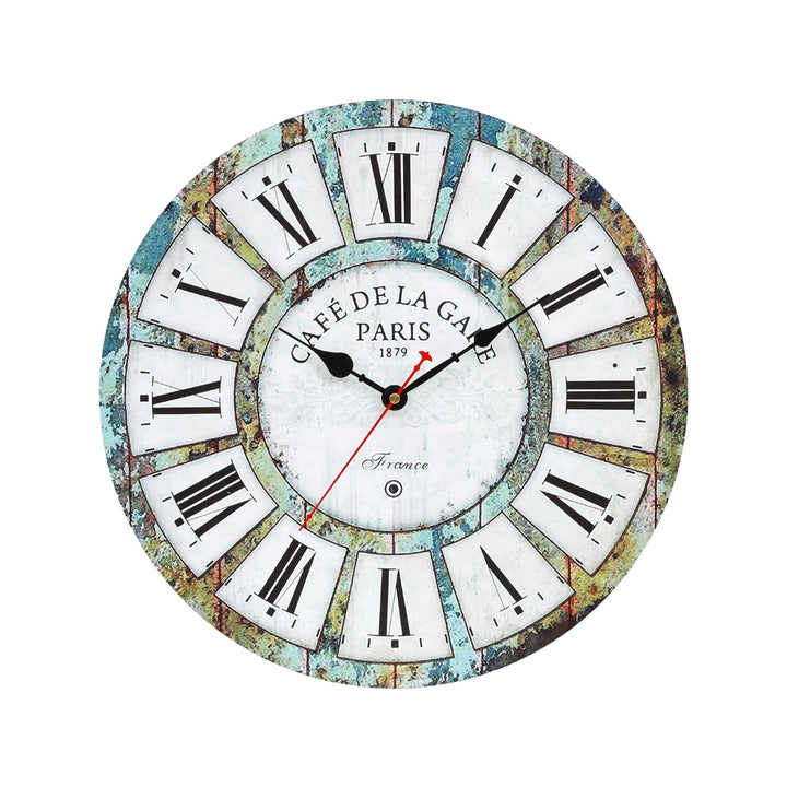 Artiss 40CM Wall Clock Rustic Design - VogueDecor.au