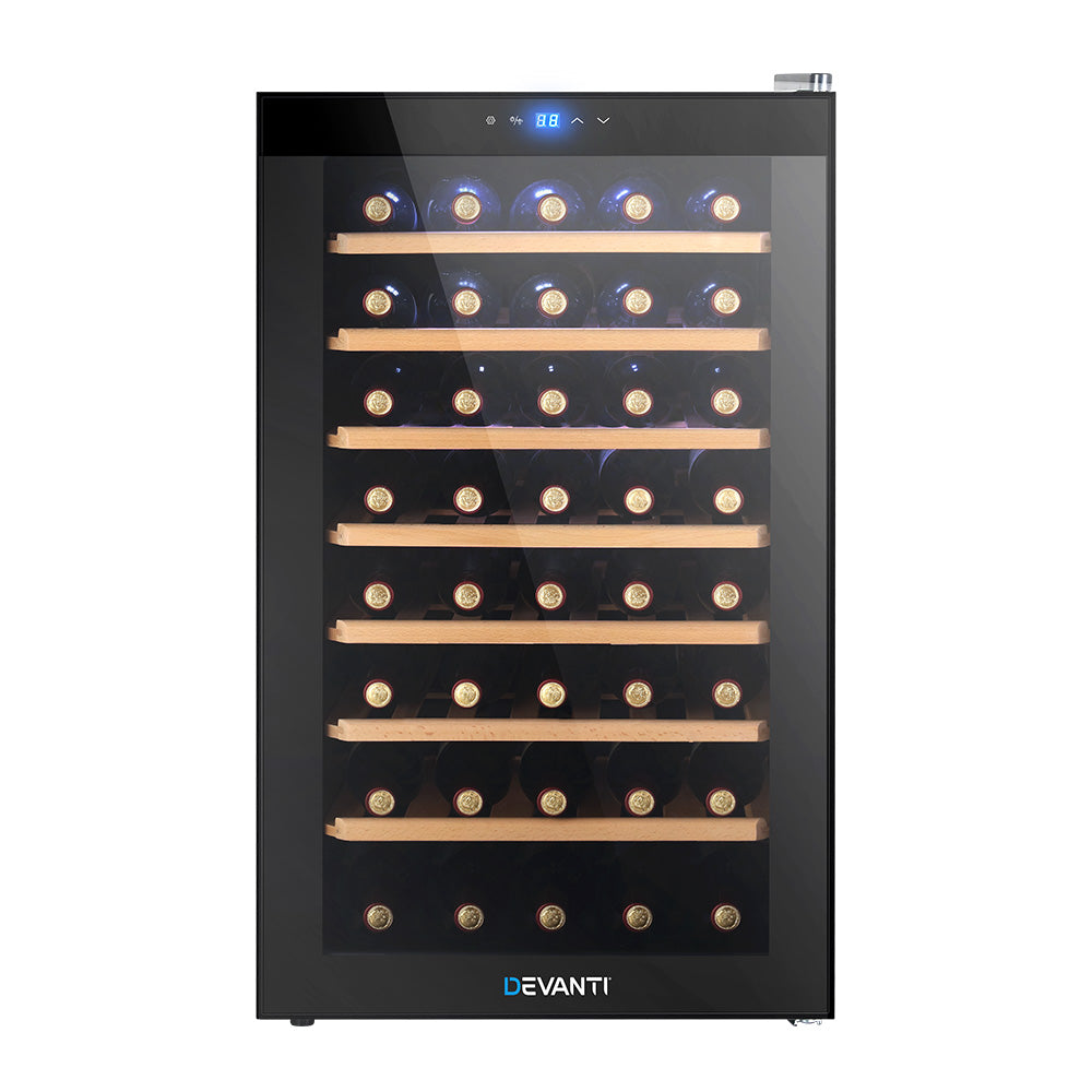 Devanti Wine Fridge Cooler 51 Bottles - VogueDecor.au
