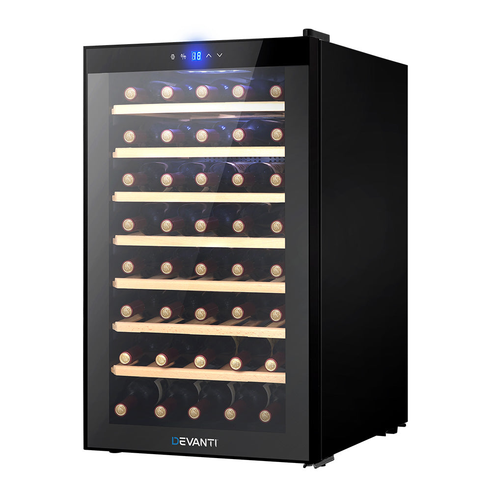 Devanti Wine Fridge Cooler 51 Bottles - VogueDecor.au