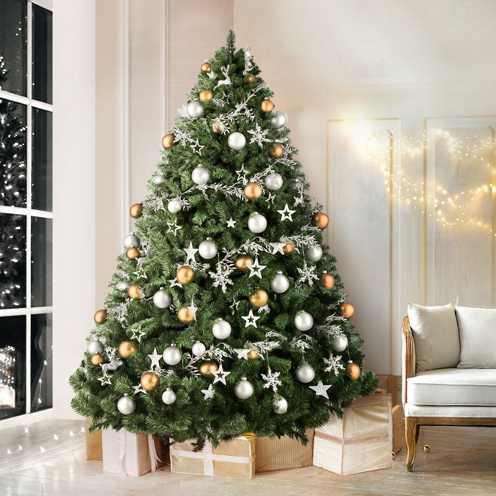 Jingle Jollys Christmas Tree 2.1M Xmas Tree Decorations Green 1250 Tips - VogueDecor.au