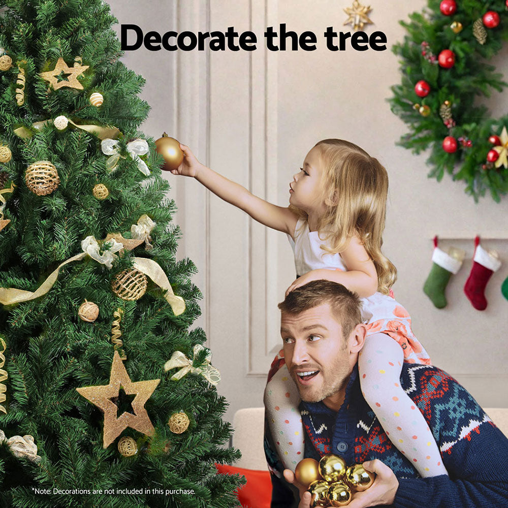 Jingle Jollys Christmas Tree 2.7M LED Xmas Tree Party Decorations 2590 Tips - VogueDecor.au