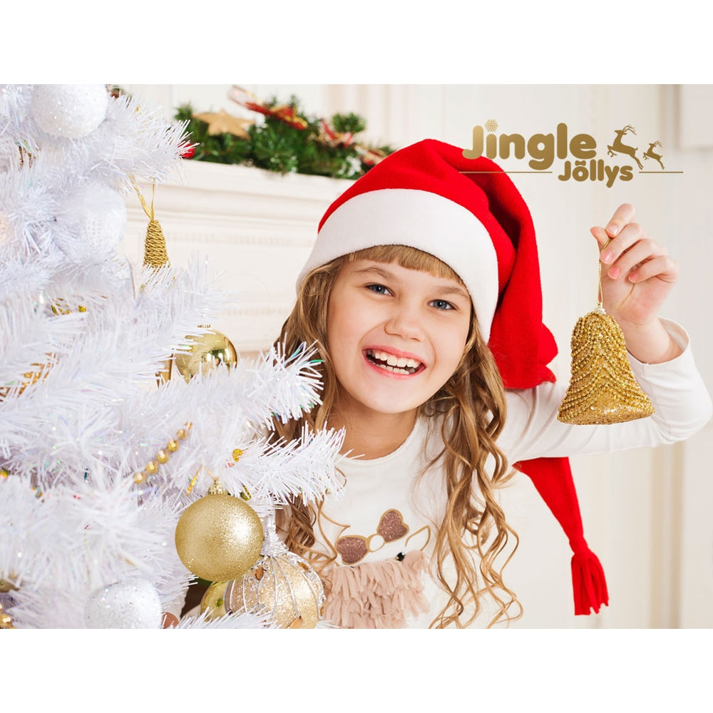 Jingle Jollys Christmas Tree 2.1m 1000 White Tips Xmas Tree Decorations - VogueDecor.au