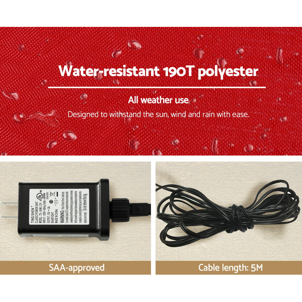 Jingle Jollys Christmas Inflatable Archwary Nutcracker 3M Illuminated Decorations - VogueDecor.au