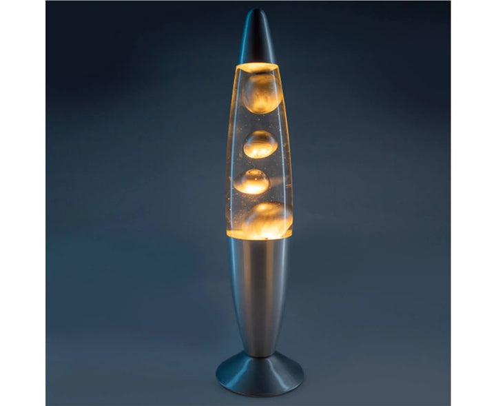 Silver Metallic Magma Motion Lamp