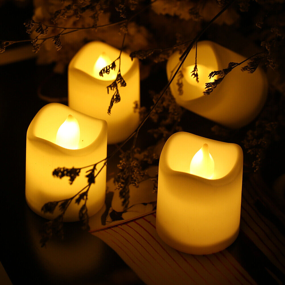 48PCS Flameless LED Tea Light Tealight Candle Wedding Decoration