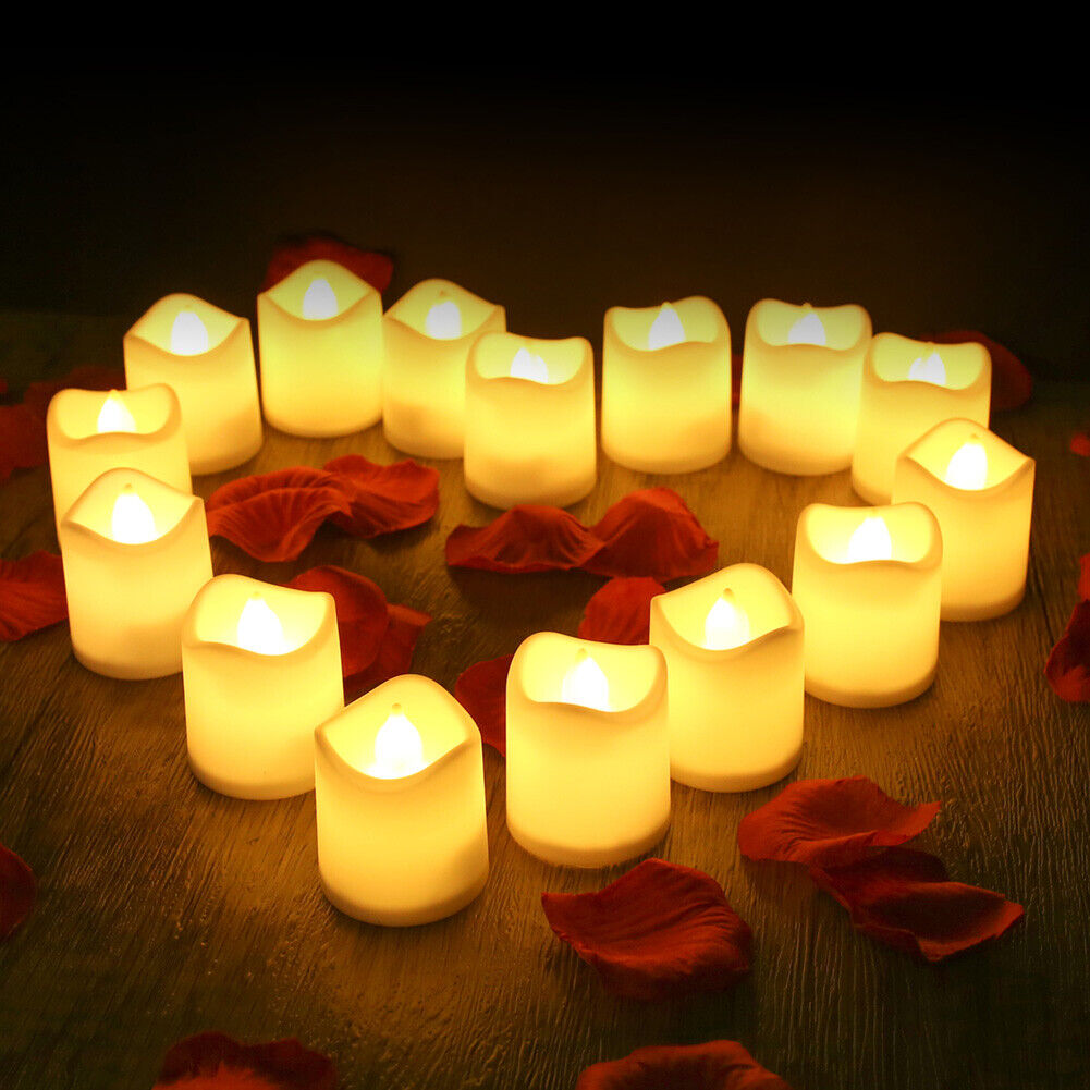 48PCS Flameless LED Tea Light Tealight Candle Wedding Decoration